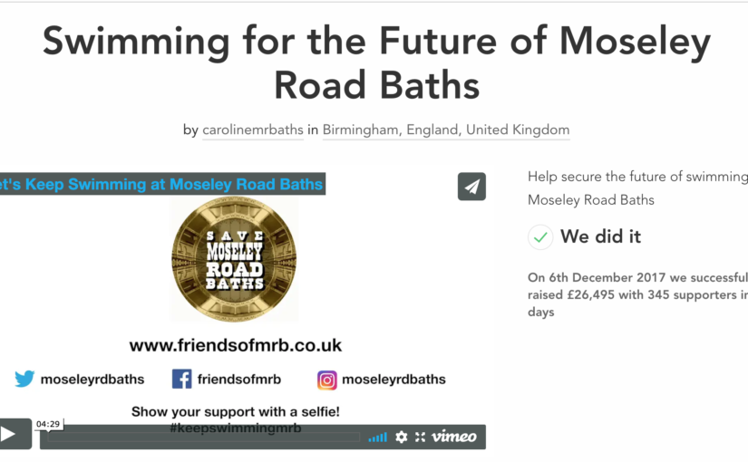 Celebrations as Moseley Road Baths exceeds Fundraising Target